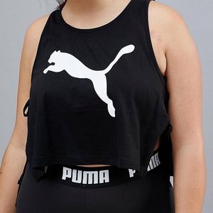 PUMA exclusive for ASOS tie detail tank